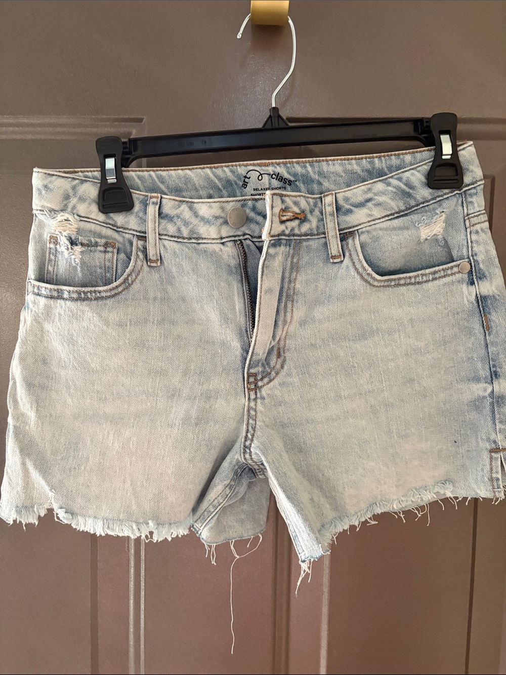 NWOT!! art class Light Blue Distressed Denim Shorts